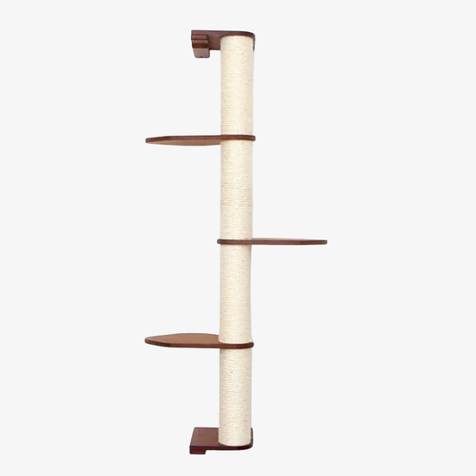 Wall Mounted Cat Climbing Pole - Sisal