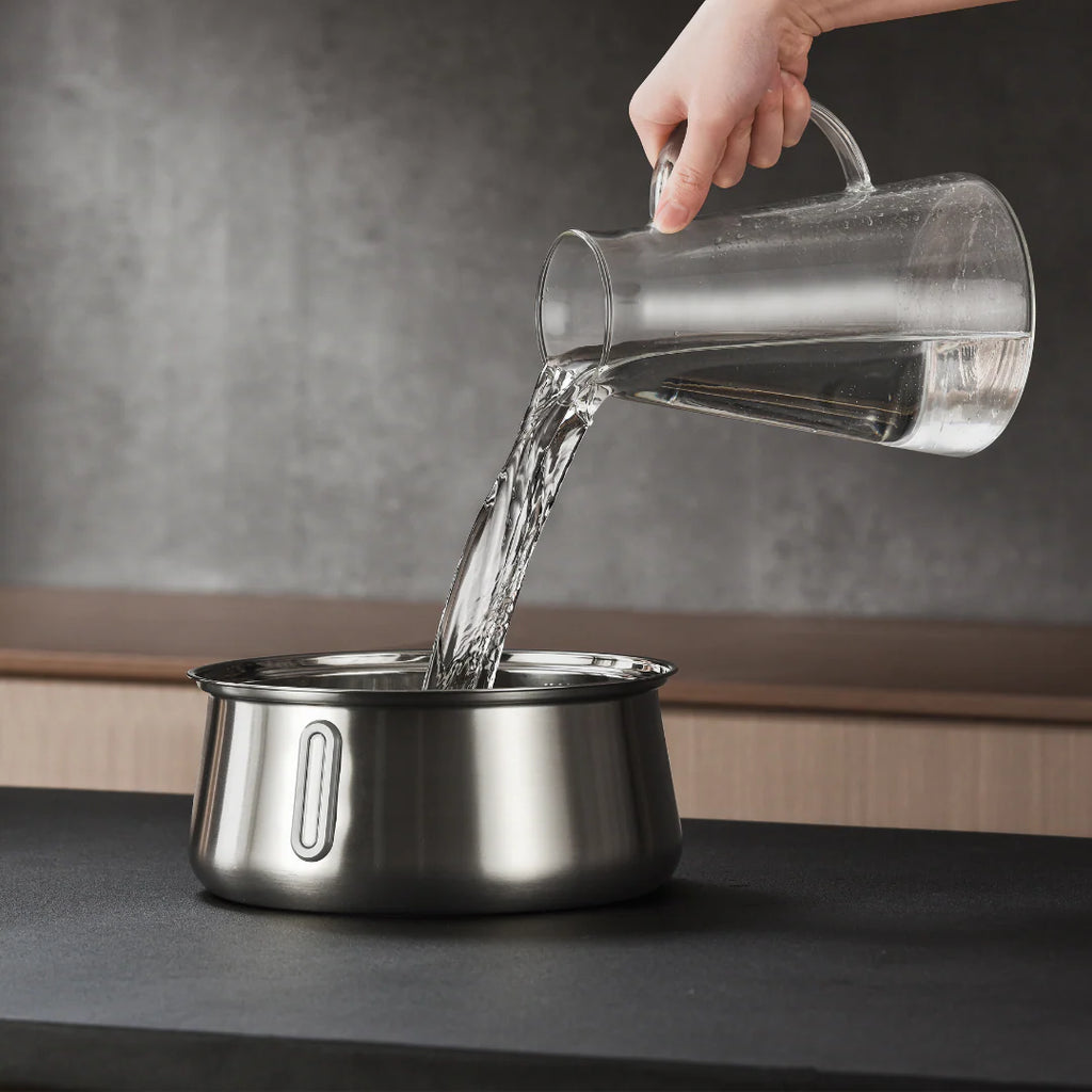 Friendlyfurr - Stainless Steel Wireless Pet Water Fountain