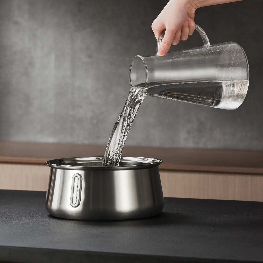 Friendlyfurr - Stainless Steel Wireless Pet Water Fountain