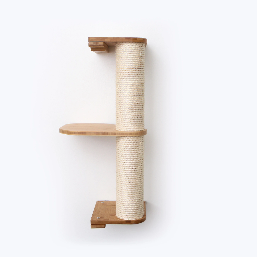 Wall Mounted Cat Climbing Pole - Sisal