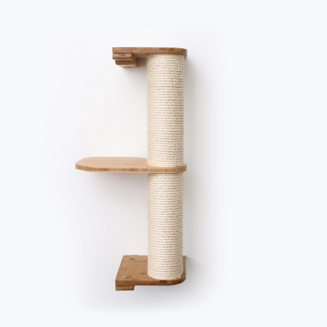 Wall Mounted Cat Climbing Pole - Sisal