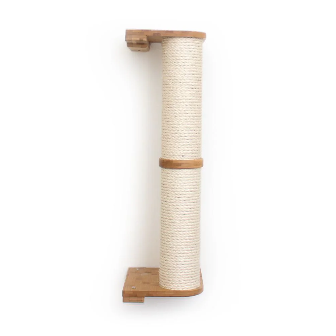 Wall Mounted Cat Climbing Pole - Sisal