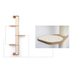 Wall Mounted Cat Climbing Pole - Sisal