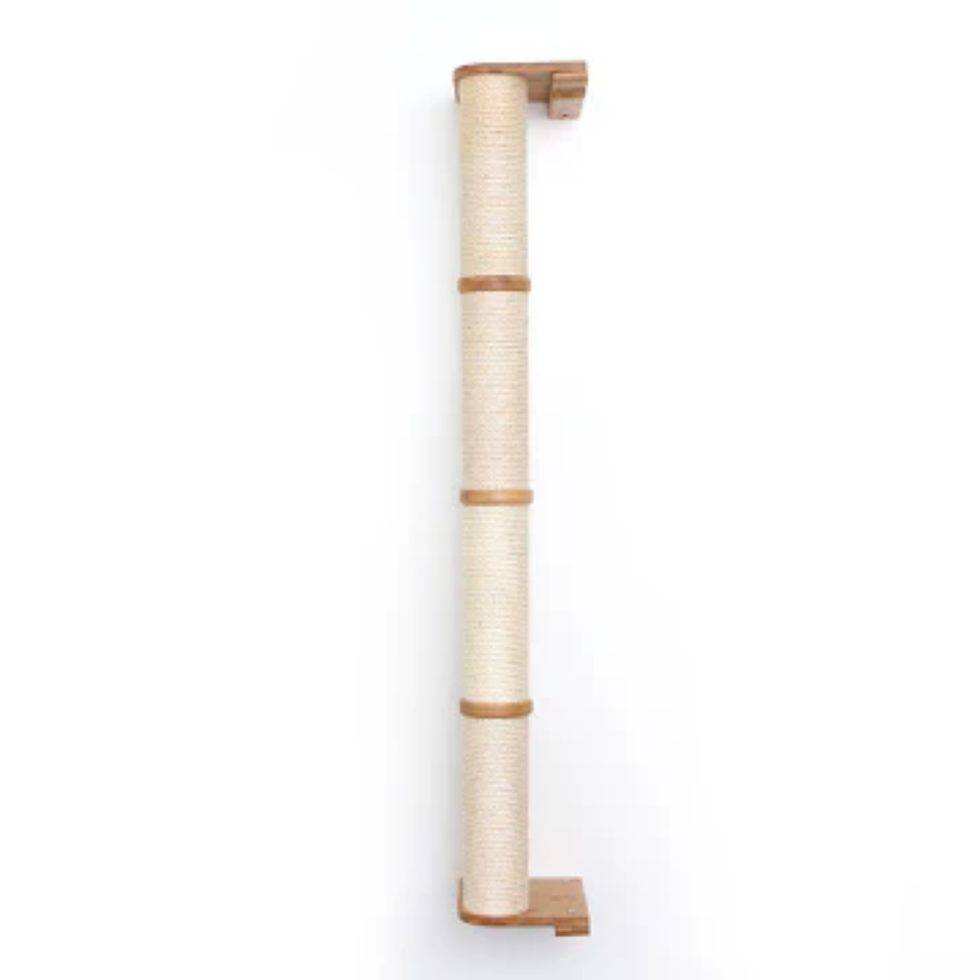 Wall Mounted Cat Climbing Pole - Sisal