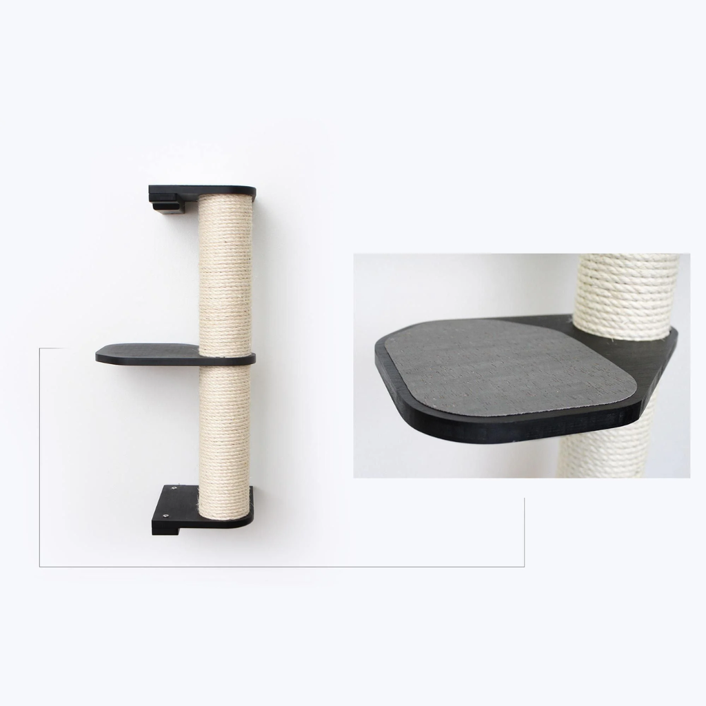 Wall Mounted Cat Climbing Pole - Sisal