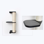 Wall Mounted Cat Climbing Pole - Sisal