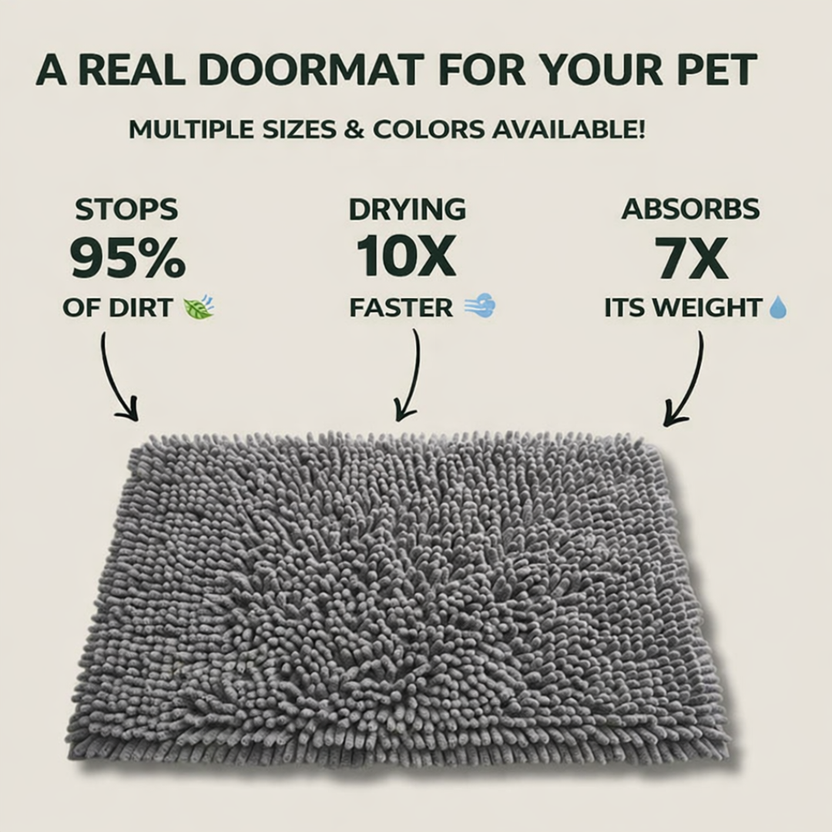 Anti-Mud Dog Door Mat