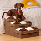 Stylish Dog Stairs with Storage – Durable Polypropylene