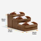 Stylish Dog Stairs with Storage – Durable Polypropylene