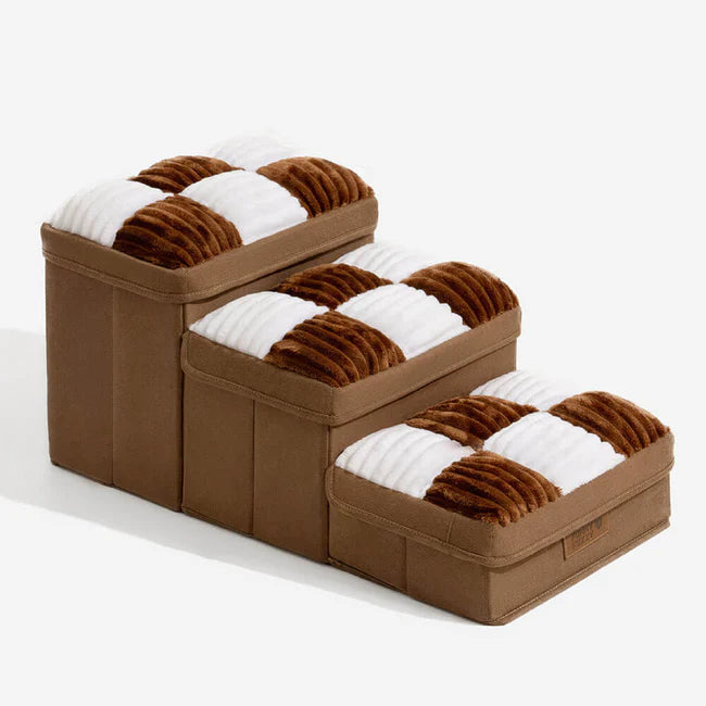 Stylish Dog Stairs with Storage – Durable Polypropylene