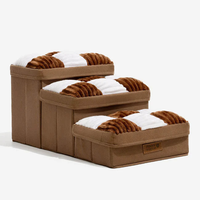 Stylish Dog Stairs with Storage – Durable Polypropylene