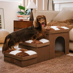 Stylish Dog Stairs with Storage – Durable Polypropylene