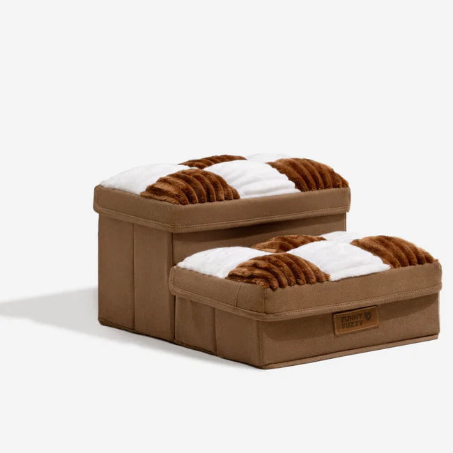 Stylish Dog Stairs with Storage – Durable Polypropylene