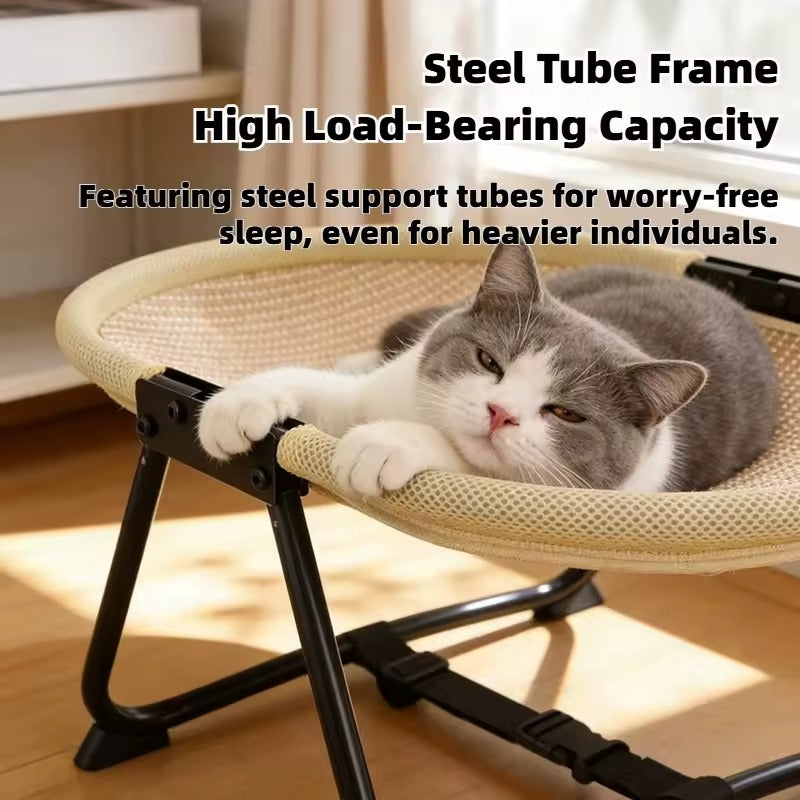 Cat & Dog Elevated Foldable Hammock Bed