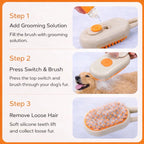 2-in-1 Steam Grooming & Massage Brush