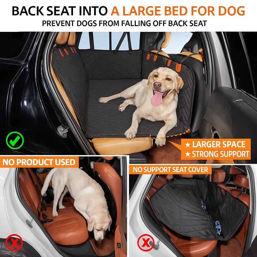 Hard Bottom Dog Car Seat Protector