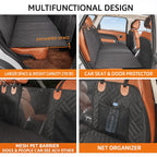 Hard Bottom Dog Car Seat Protector