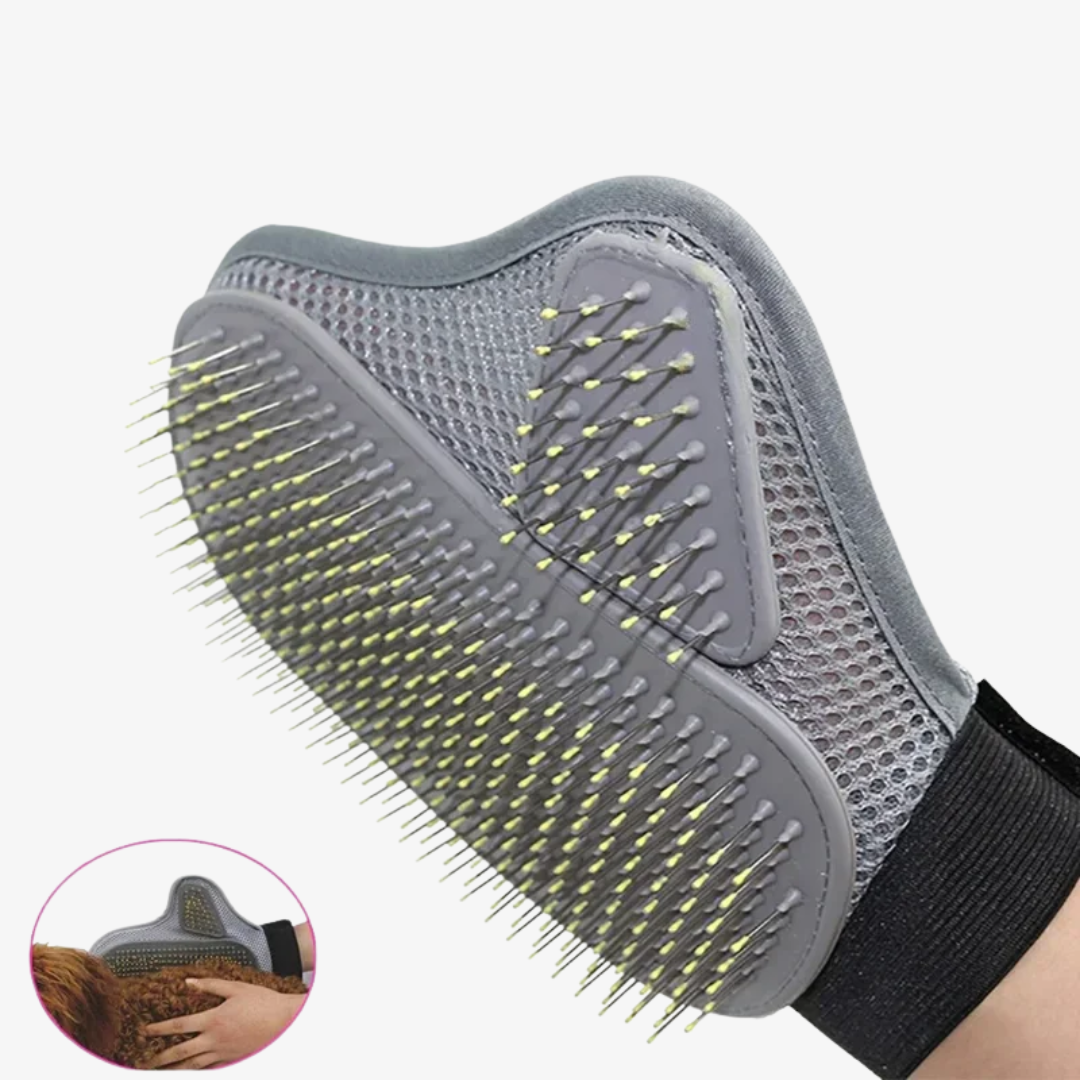 Pet Grooming Glove – Hair Removal & Bathing Brush