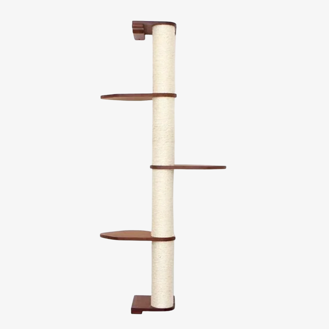 Wall Mounted Cat Climbing Pole - Sisal